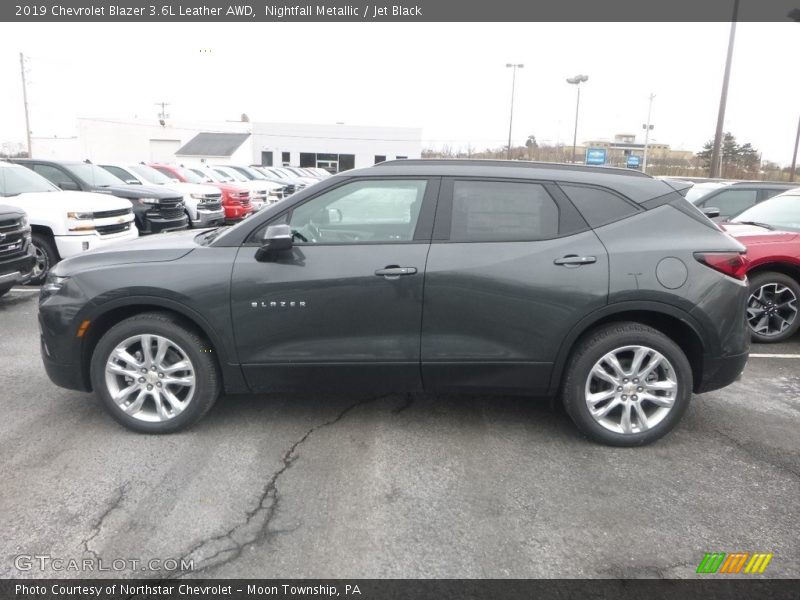 Nightfall Metallic / Jet Black 2019 Chevrolet Blazer 3.6L Leather AWD