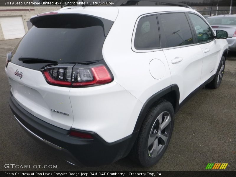 Bright White / Black/Ski Grey 2019 Jeep Cherokee Limited 4x4