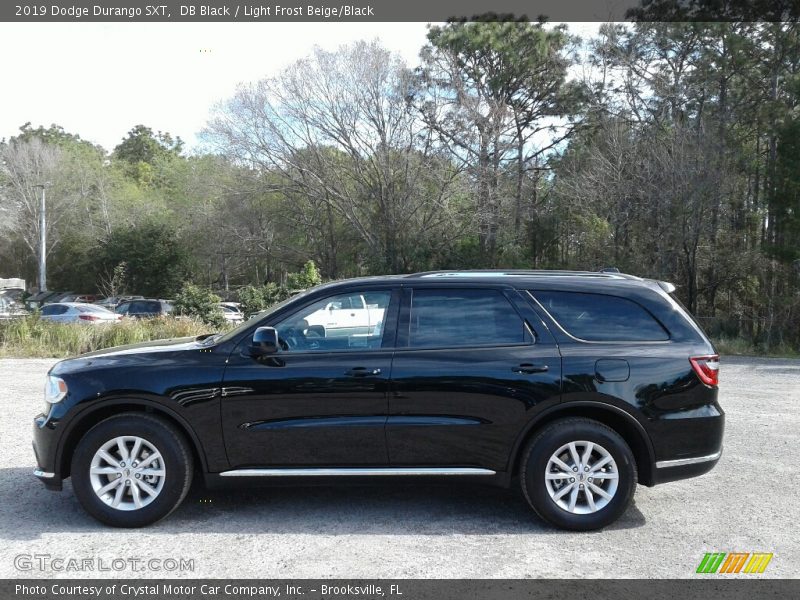 DB Black / Light Frost Beige/Black 2019 Dodge Durango SXT