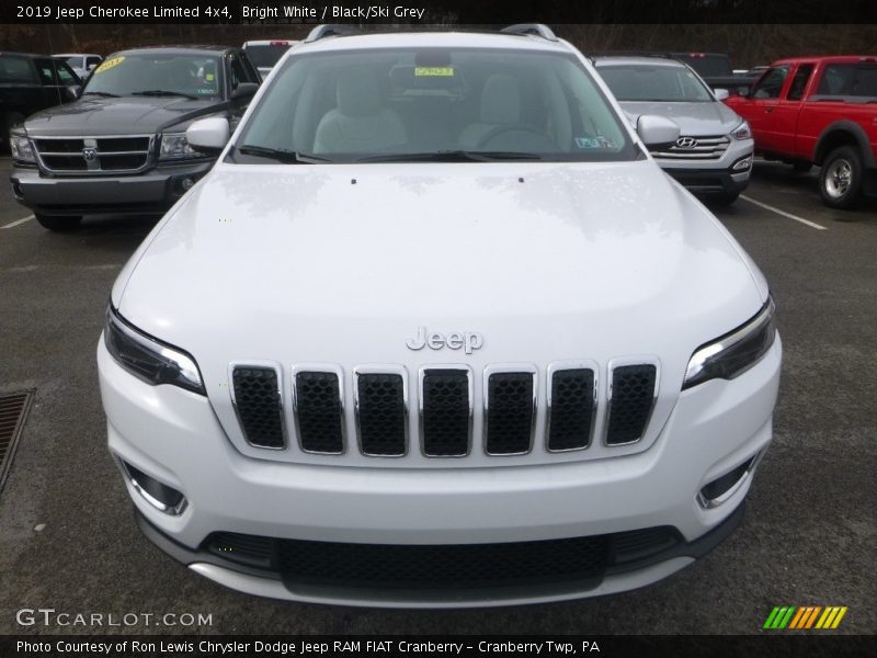 Bright White / Black/Ski Grey 2019 Jeep Cherokee Limited 4x4