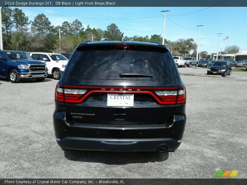 DB Black / Light Frost Beige/Black 2019 Dodge Durango SXT