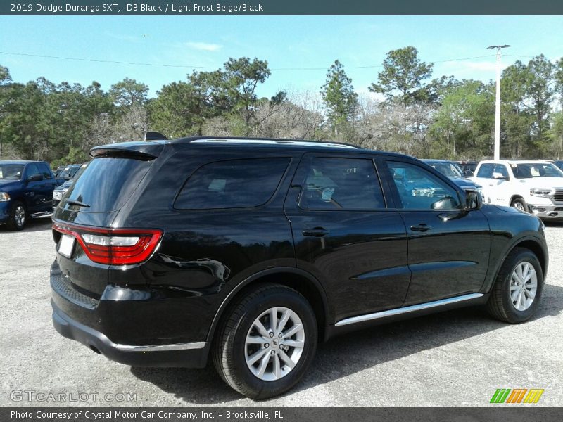 DB Black / Light Frost Beige/Black 2019 Dodge Durango SXT