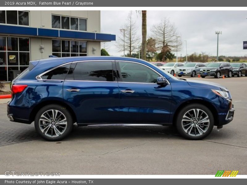 Fathom Blue Pearl / Graystone 2019 Acura MDX