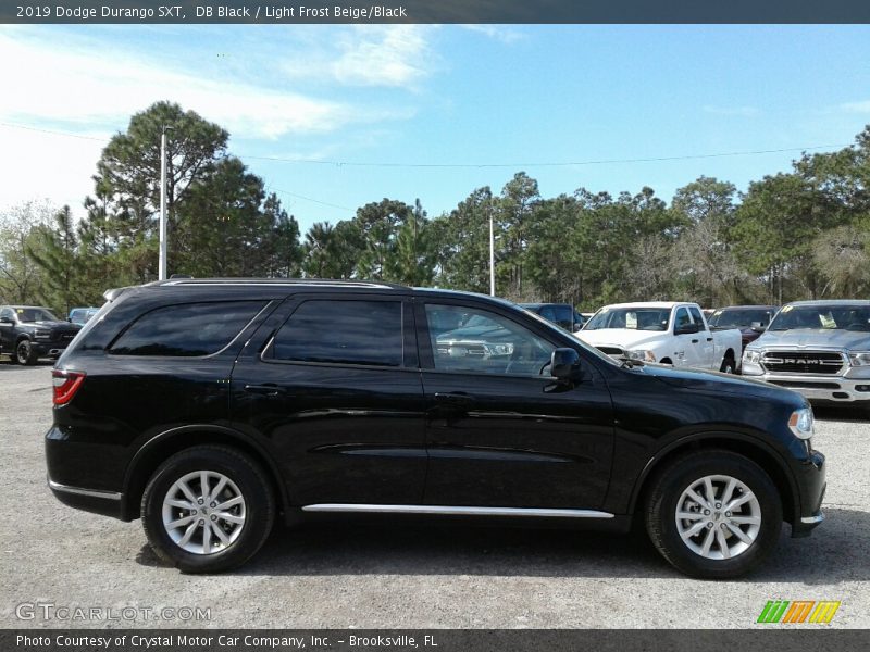 DB Black / Light Frost Beige/Black 2019 Dodge Durango SXT