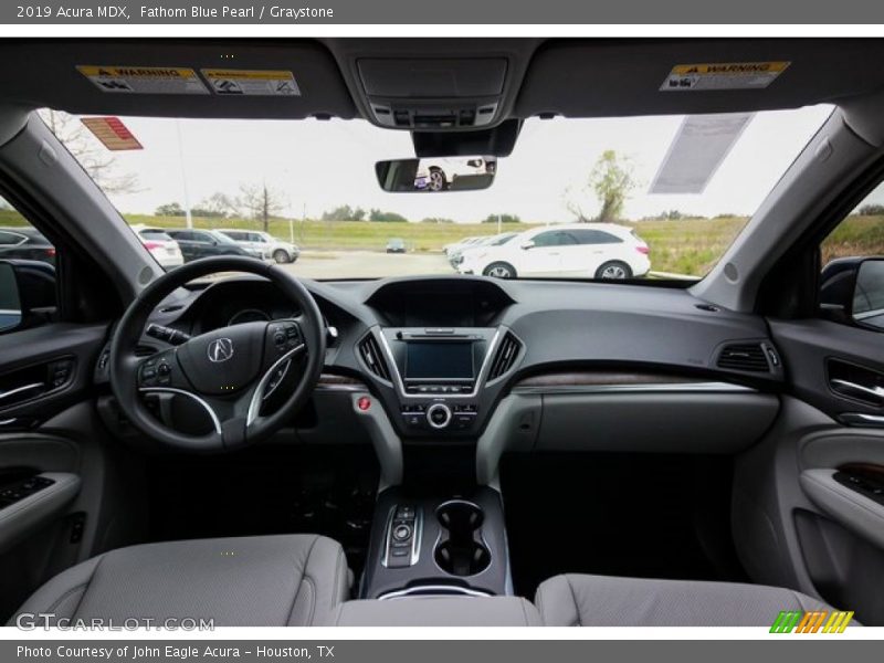 Fathom Blue Pearl / Graystone 2019 Acura MDX