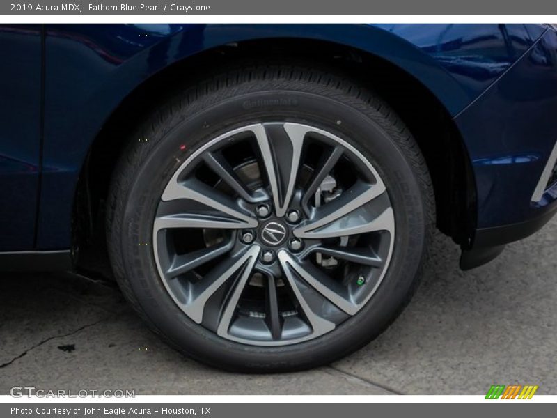 Fathom Blue Pearl / Graystone 2019 Acura MDX