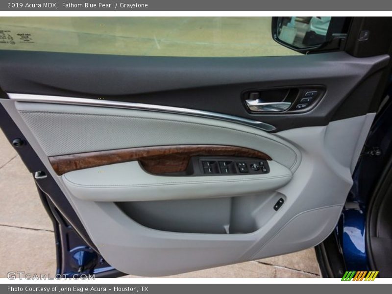 Fathom Blue Pearl / Graystone 2019 Acura MDX