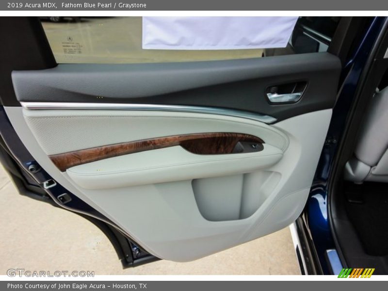 Fathom Blue Pearl / Graystone 2019 Acura MDX