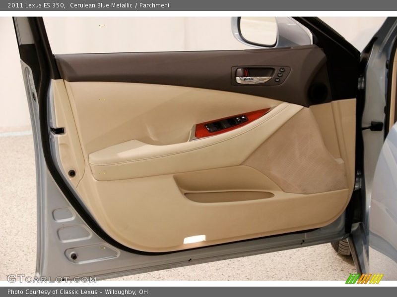 Cerulean Blue Metallic / Parchment 2011 Lexus ES 350