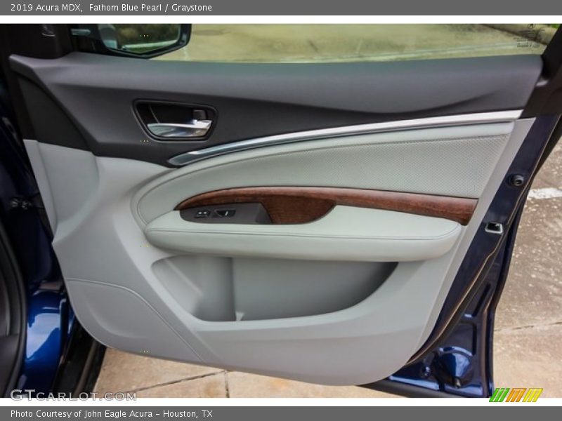 Fathom Blue Pearl / Graystone 2019 Acura MDX