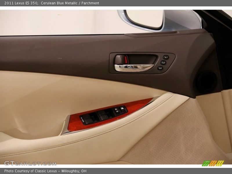 Cerulean Blue Metallic / Parchment 2011 Lexus ES 350