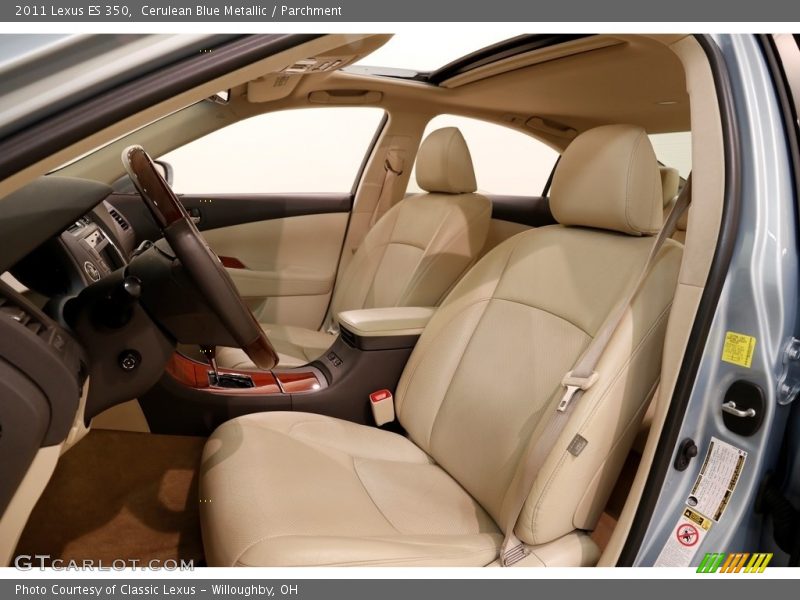 Cerulean Blue Metallic / Parchment 2011 Lexus ES 350