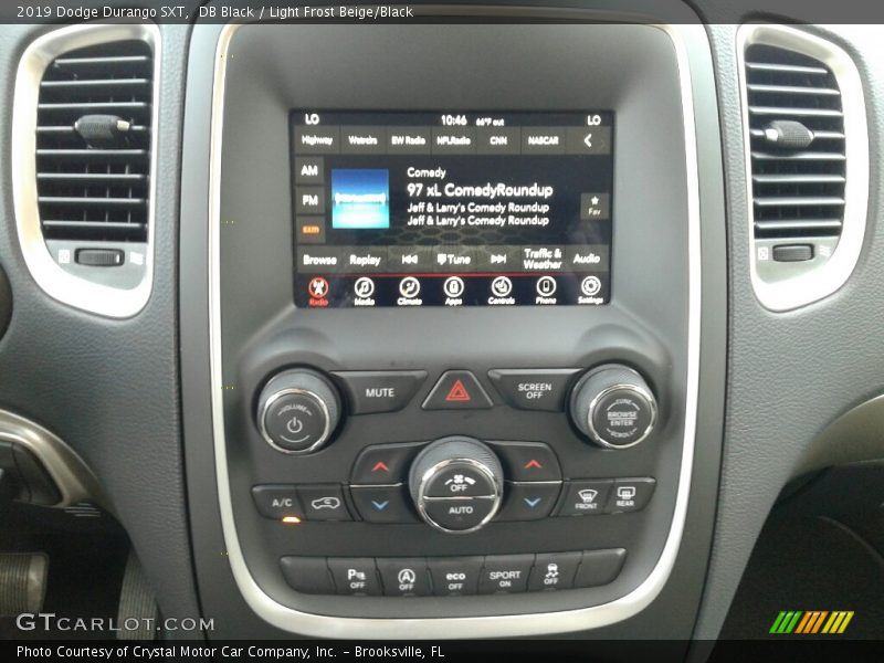 DB Black / Light Frost Beige/Black 2019 Dodge Durango SXT