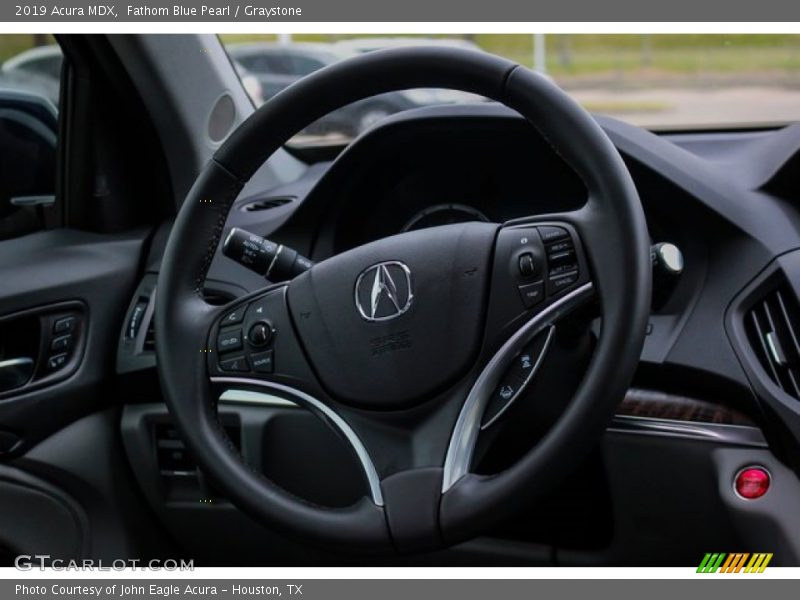 Fathom Blue Pearl / Graystone 2019 Acura MDX