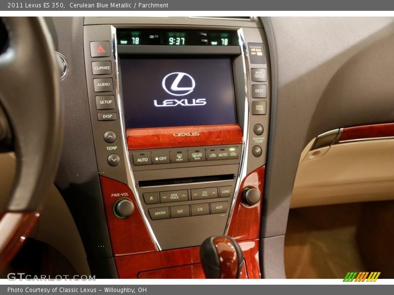 Cerulean Blue Metallic / Parchment 2011 Lexus ES 350