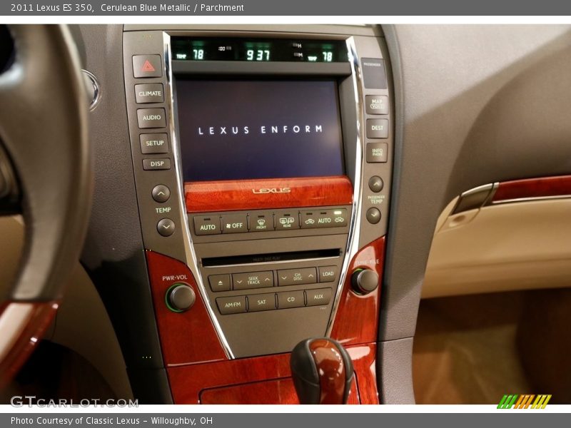 Cerulean Blue Metallic / Parchment 2011 Lexus ES 350