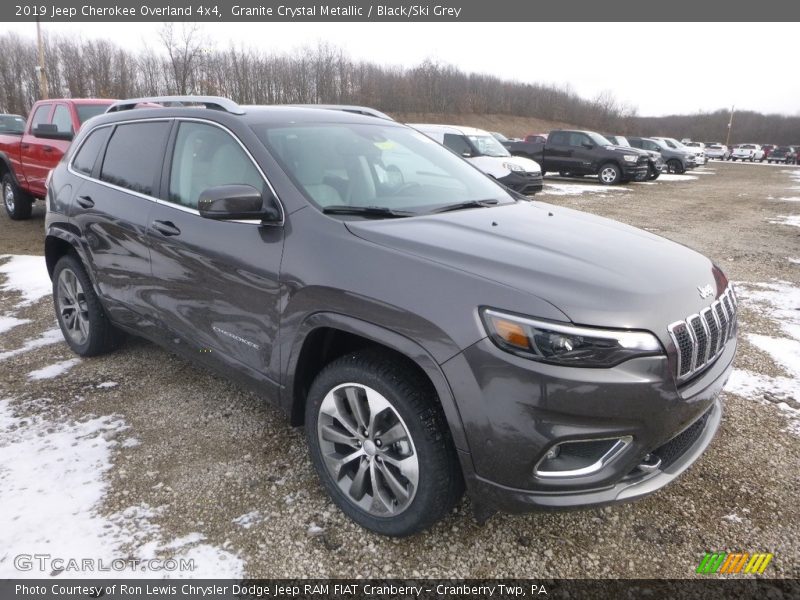 Granite Crystal Metallic / Black/Ski Grey 2019 Jeep Cherokee Overland 4x4