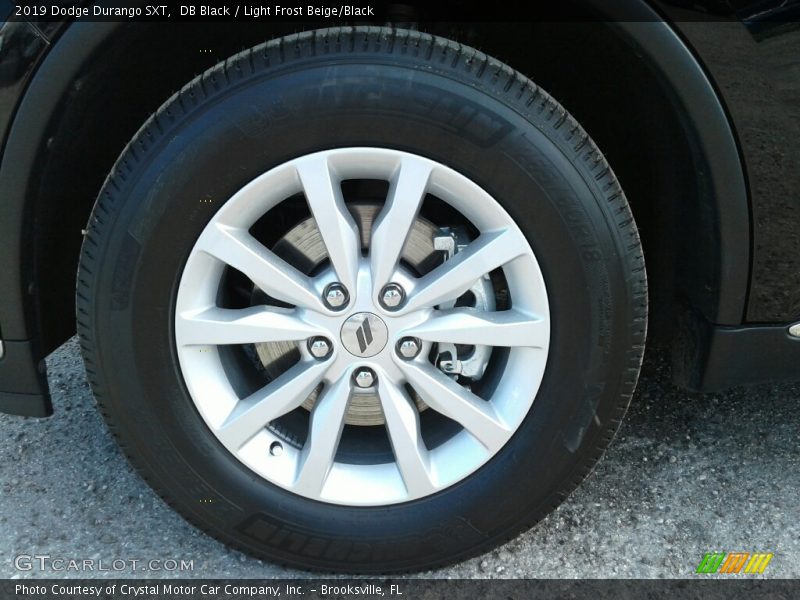 DB Black / Light Frost Beige/Black 2019 Dodge Durango SXT