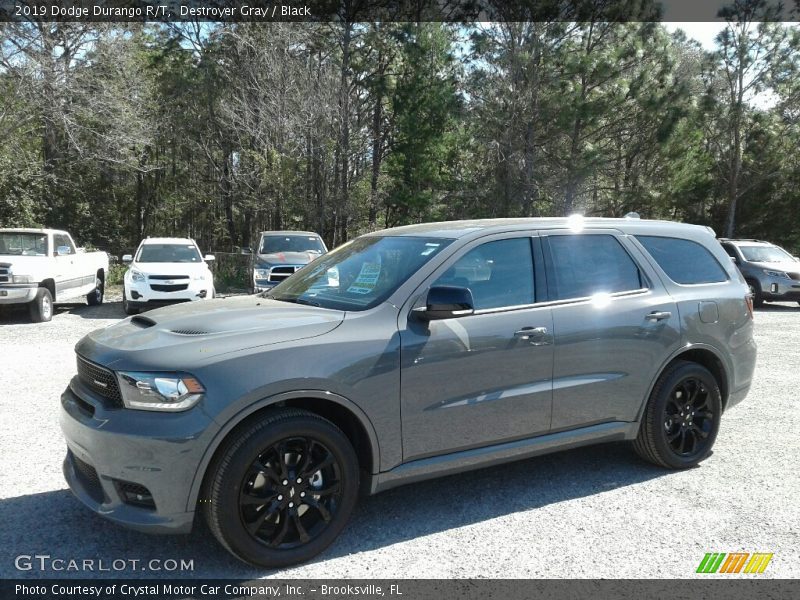 Destroyer Gray / Black 2019 Dodge Durango R/T