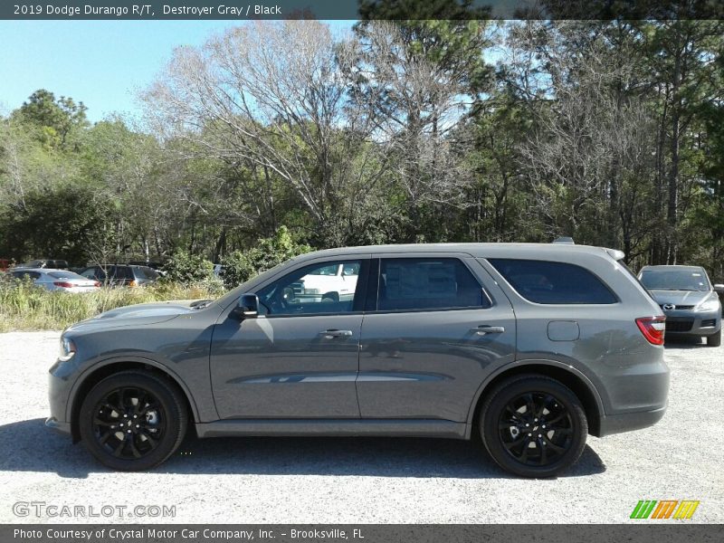 Destroyer Gray / Black 2019 Dodge Durango R/T