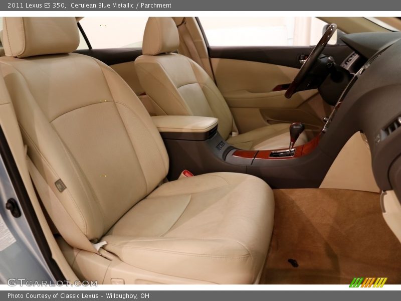 Cerulean Blue Metallic / Parchment 2011 Lexus ES 350