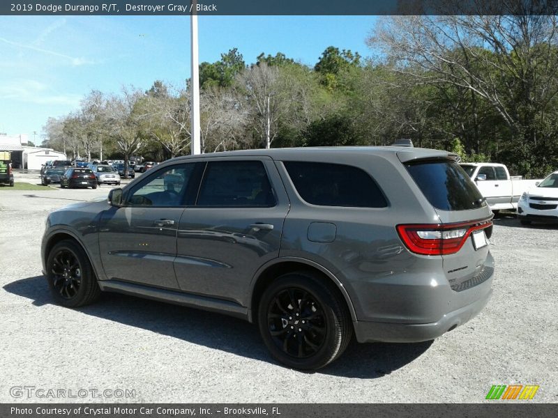 Destroyer Gray / Black 2019 Dodge Durango R/T