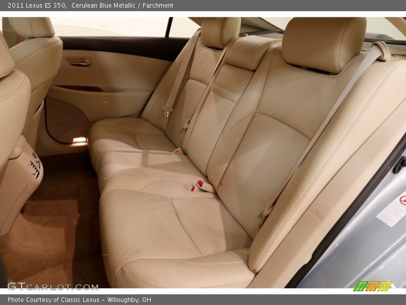 Cerulean Blue Metallic / Parchment 2011 Lexus ES 350