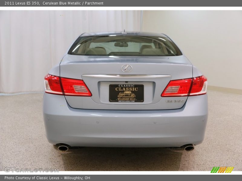 Cerulean Blue Metallic / Parchment 2011 Lexus ES 350