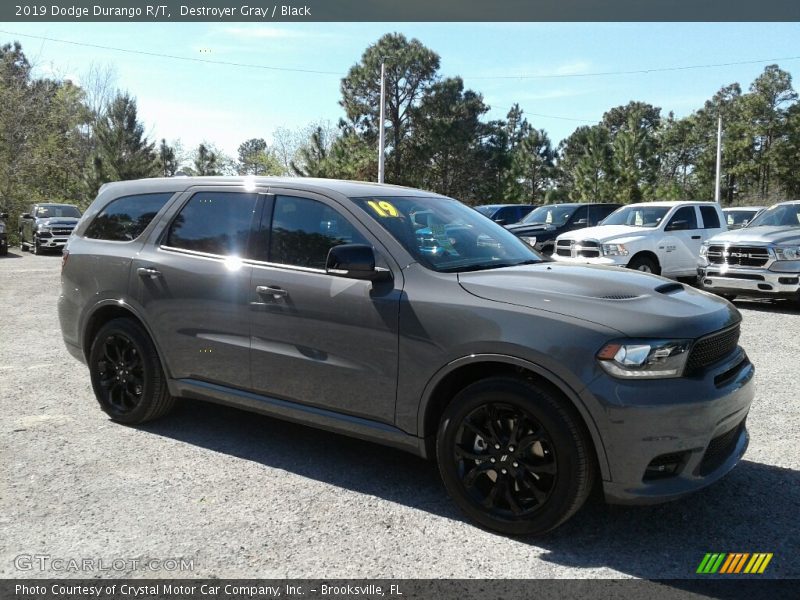 Destroyer Gray / Black 2019 Dodge Durango R/T