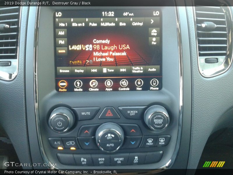 Destroyer Gray / Black 2019 Dodge Durango R/T