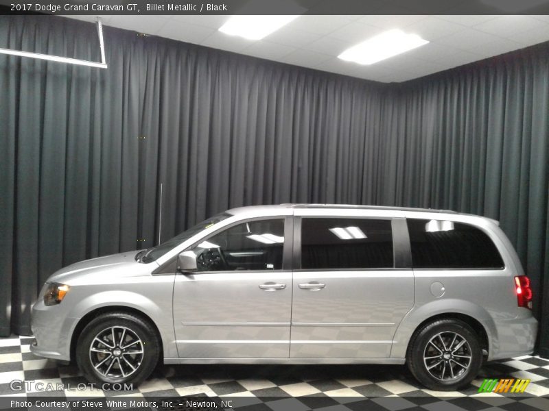 Billet Metallic / Black 2017 Dodge Grand Caravan GT