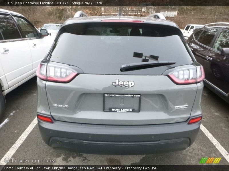 Sting-Gray / Black 2019 Jeep Cherokee Latitude Plus 4x4