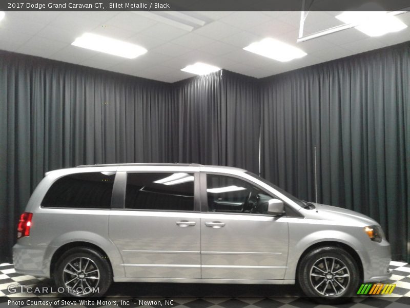 Billet Metallic / Black 2017 Dodge Grand Caravan GT