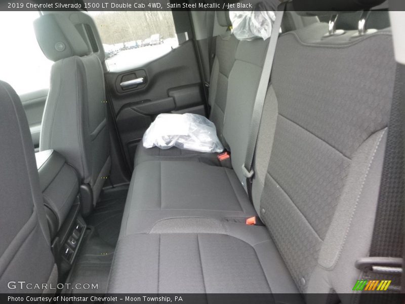 Satin Steel Metallic / Jet Black 2019 Chevrolet Silverado 1500 LT Double Cab 4WD