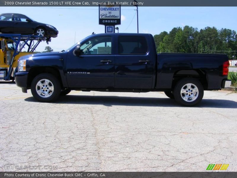 Imperial Blue Metallic / Ebony 2009 Chevrolet Silverado 1500 LT XFE Crew Cab