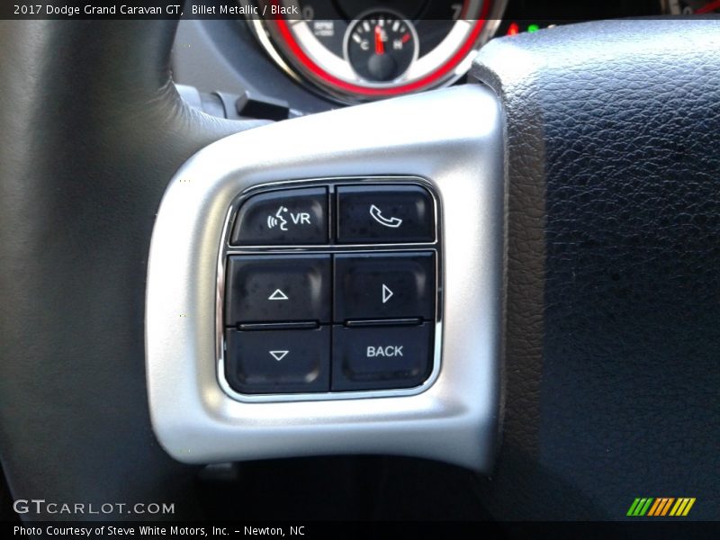 Billet Metallic / Black 2017 Dodge Grand Caravan GT