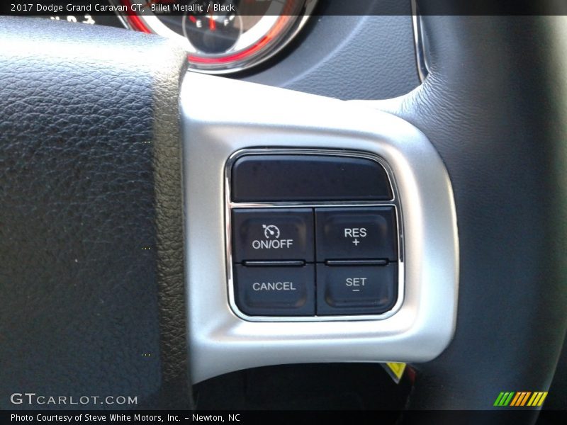 Billet Metallic / Black 2017 Dodge Grand Caravan GT