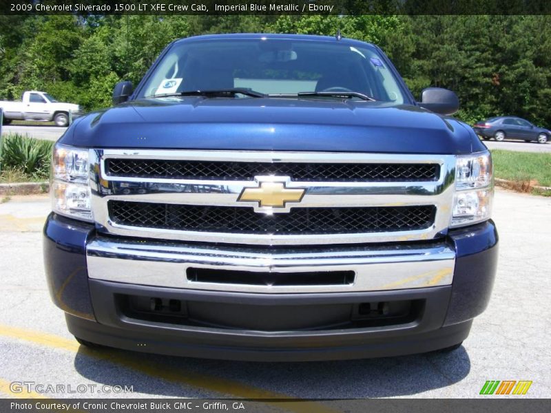 Imperial Blue Metallic / Ebony 2009 Chevrolet Silverado 1500 LT XFE Crew Cab