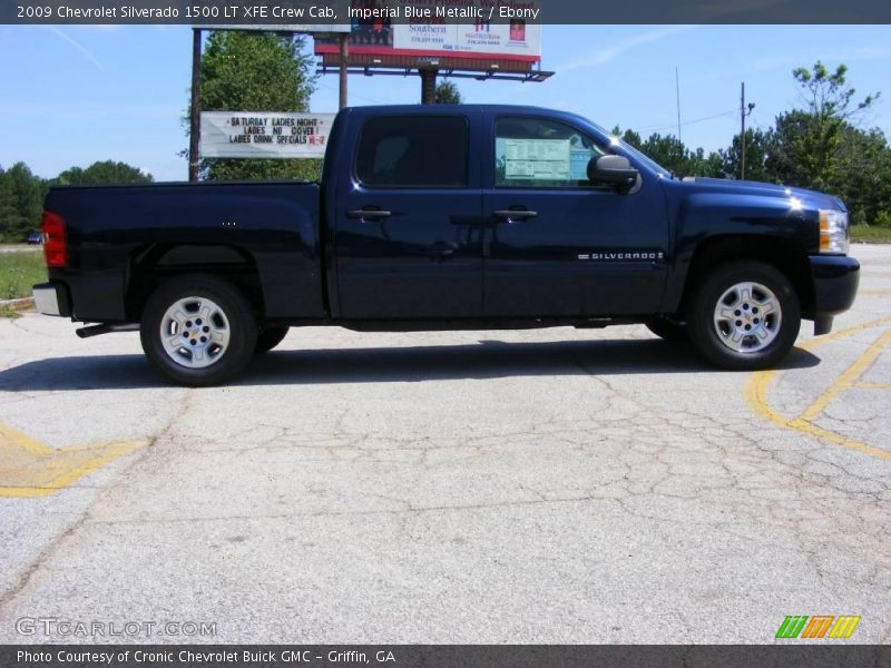 Imperial Blue Metallic / Ebony 2009 Chevrolet Silverado 1500 LT XFE Crew Cab