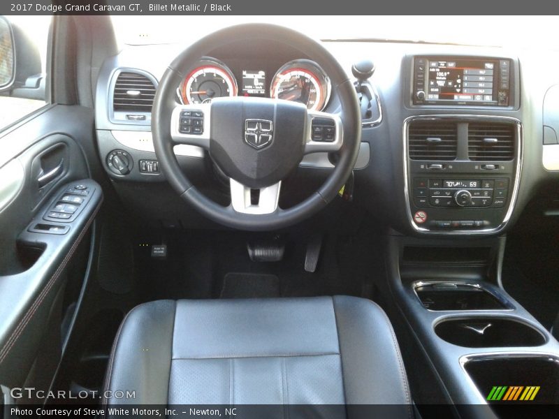 Billet Metallic / Black 2017 Dodge Grand Caravan GT
