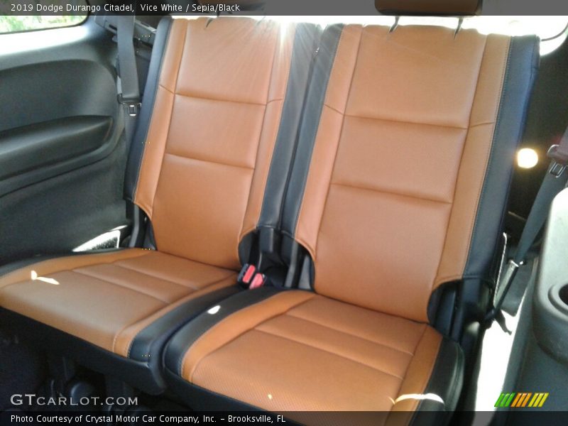 Rear Seat of 2019 Durango Citadel
