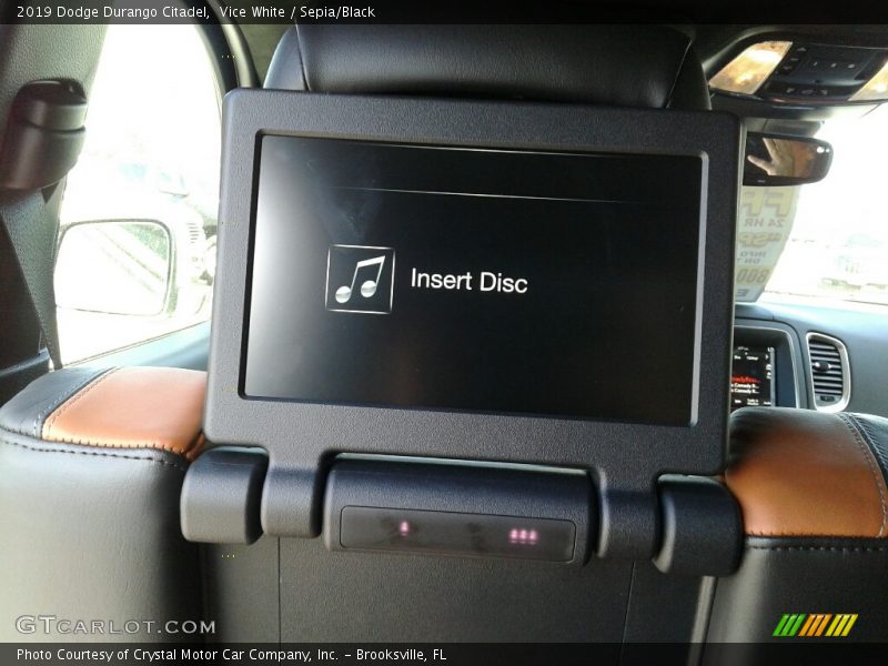 Vice White / Sepia/Black 2019 Dodge Durango Citadel