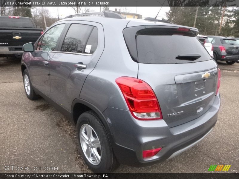 Satin Steel Metallic / Jet Black 2019 Chevrolet Trax LT AWD