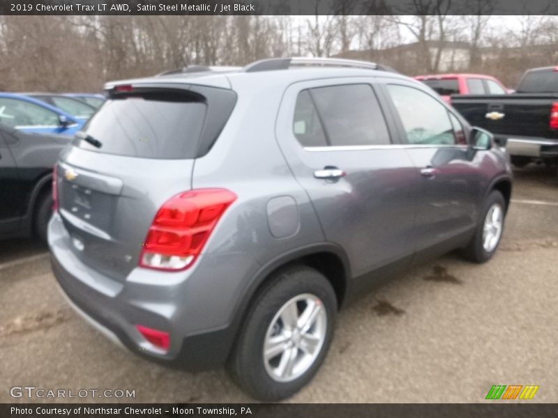 Satin Steel Metallic / Jet Black 2019 Chevrolet Trax LT AWD