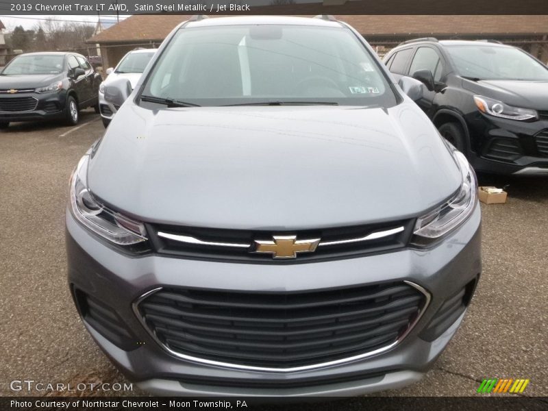 Satin Steel Metallic / Jet Black 2019 Chevrolet Trax LT AWD