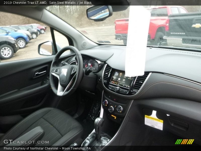 Satin Steel Metallic / Jet Black 2019 Chevrolet Trax LT AWD
