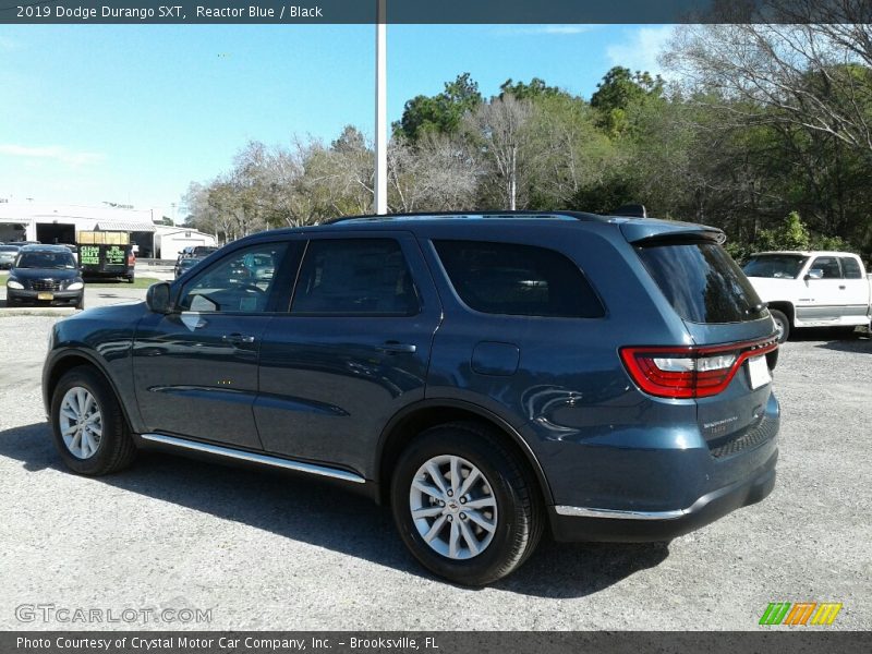 Reactor Blue / Black 2019 Dodge Durango SXT