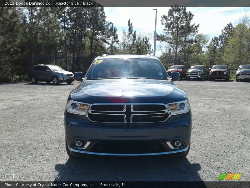 Reactor Blue / Black 2019 Dodge Durango SXT