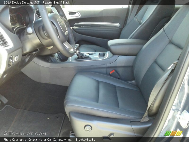 Reactor Blue / Black 2019 Dodge Durango SXT