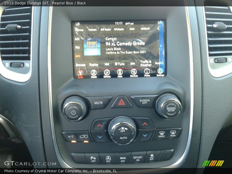 Controls of 2019 Durango SXT